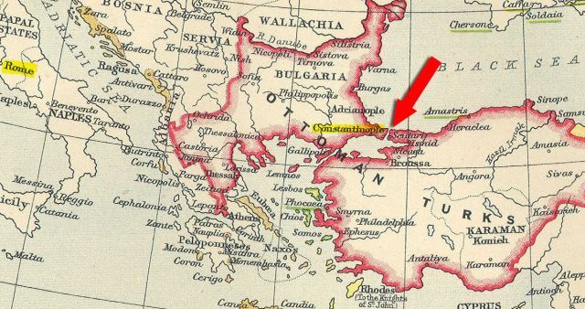 Caída del imperio Bizantino