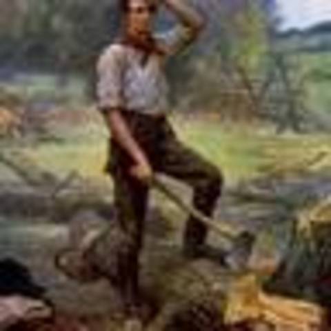 Re-enlists in the Black Hawk War.