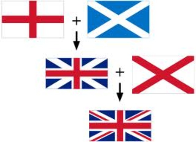 England became Great Britian by the act of Union with Scotland