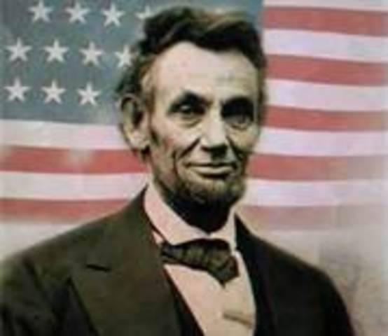 Abraham Lincoln is elected president