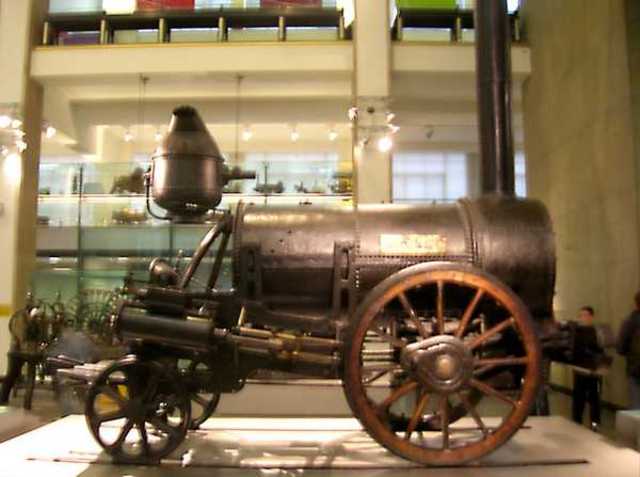 George Stephenson va inventar la locomotora de vapor