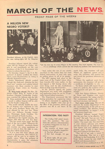 The Voting Rights Act of 1965