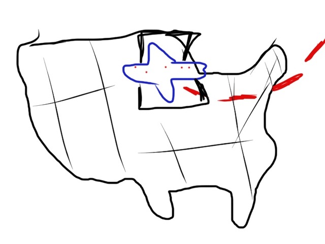 Je suis revenu aux Etats-Unis