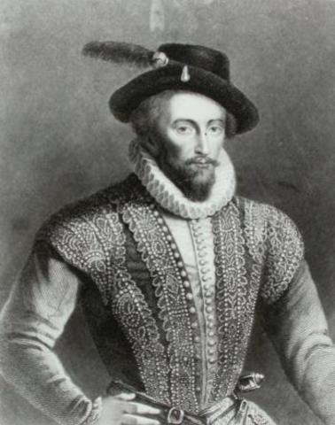 Sir Walter Raleigh tries to establish Roanoke (present day North Carolina