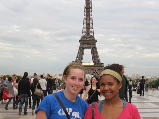 Je suis allée en France.