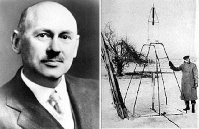 Robert Goddard makes experimental rockets