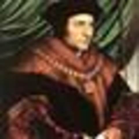 Thomas more writes "Utopia"