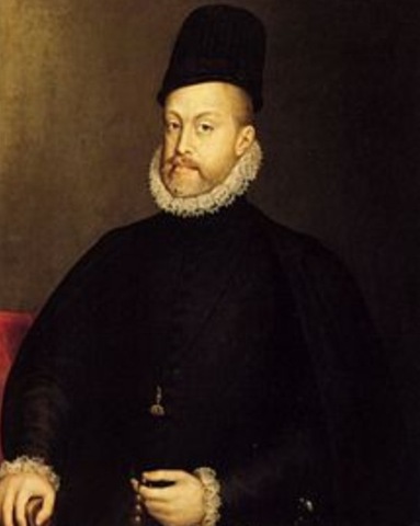 King Phillip II of Spain assembles the Spanish Armada 1588