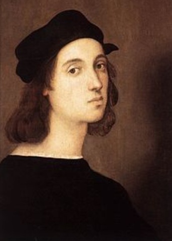 Rapheal paints the tranfiguartion