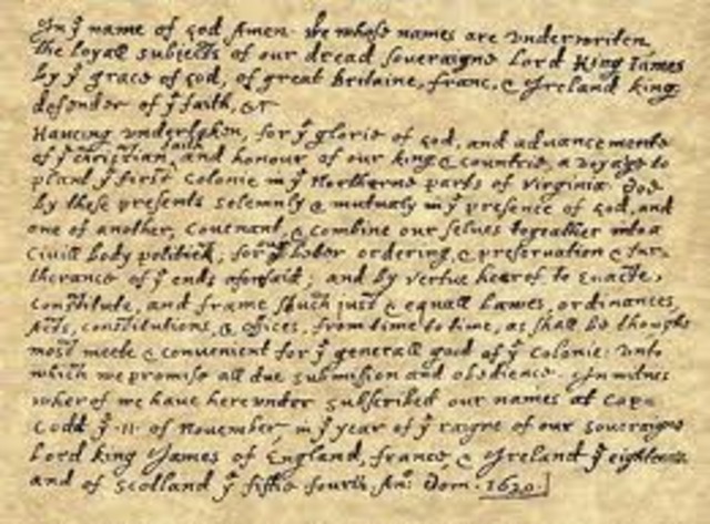 Mayflower Compact Signed