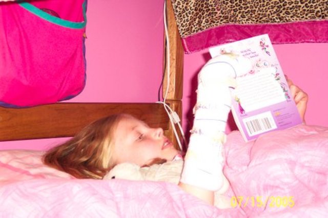 J'ai cassé mon premier os