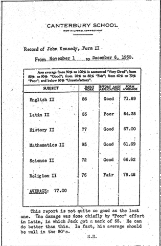 Kennedy graduated from High School