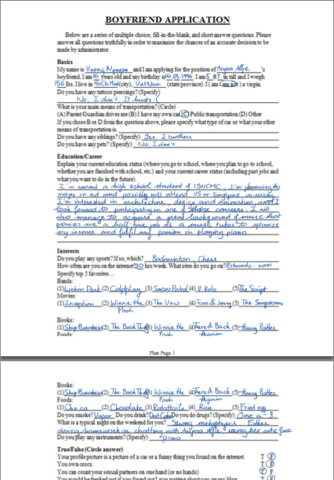 Boyfriend Application