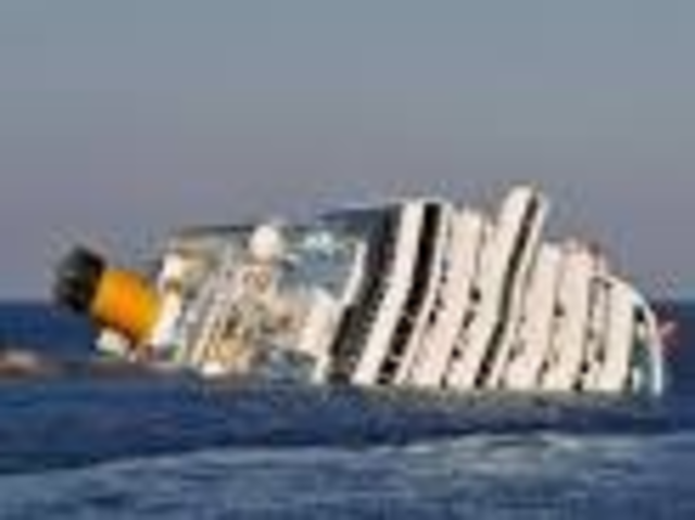 Cruise ship capsizes Italian coast