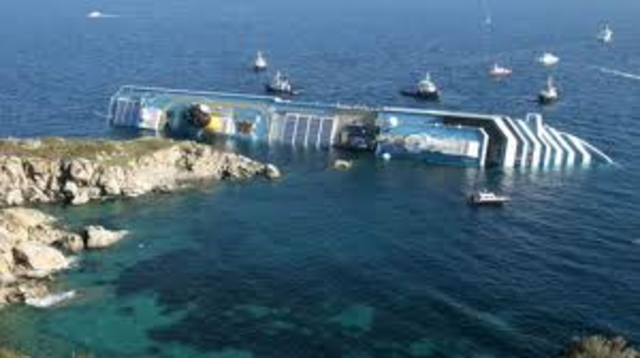 Italian Cruise Ship Wrecks in Italy