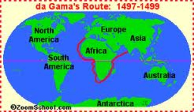 Vasco da Gama sails to India