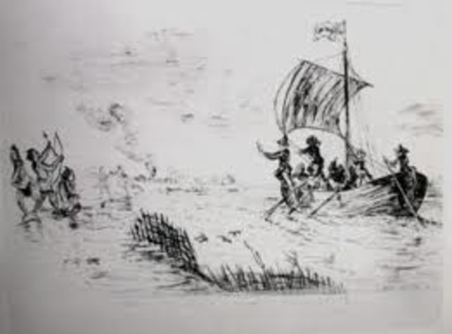 Sir Walter Raleigh tries to establish Roanoke