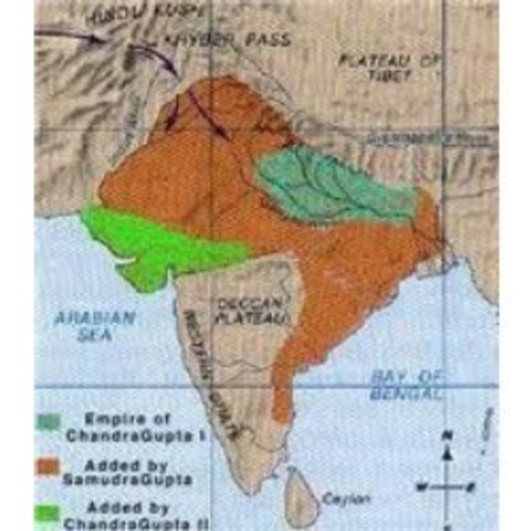 First Hun Invasions in Gupta Empire