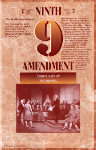 Amendment #9 Rights of the People