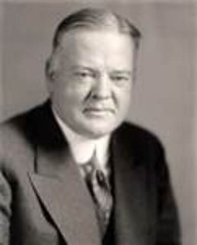 Herbert Hoover elected president