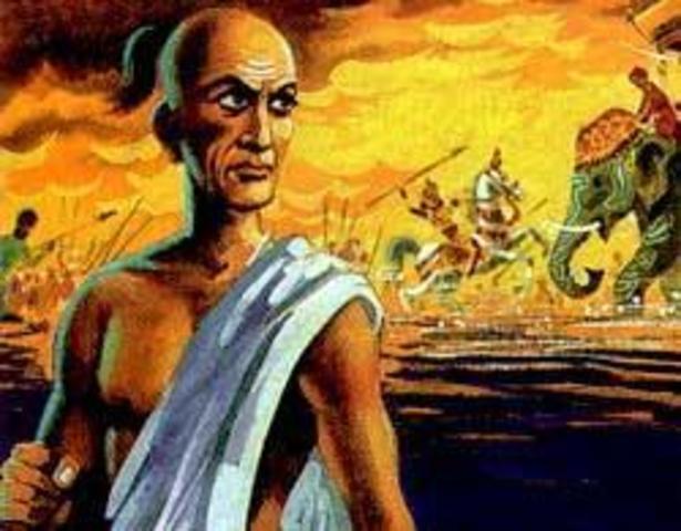 End of King Vishnugupta's Reign