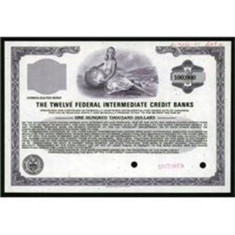 The Intermediate Credit Act is authorized by Congress