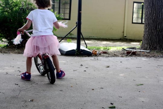 J'ai commencé faire du vélo