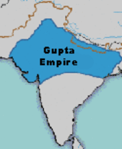 Economic Depression causes the fall of the Gupta Empire