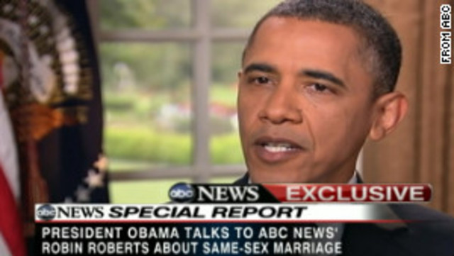 Obama Supports Gay Marriages