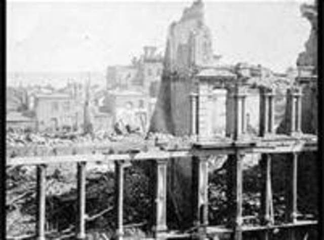 the destroying of Chicago, Illinois