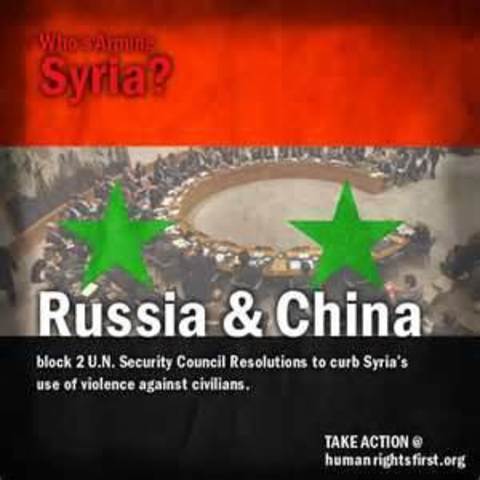 Russia And China Say No To Help Syria