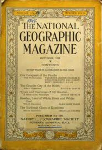 first issue of national geographic