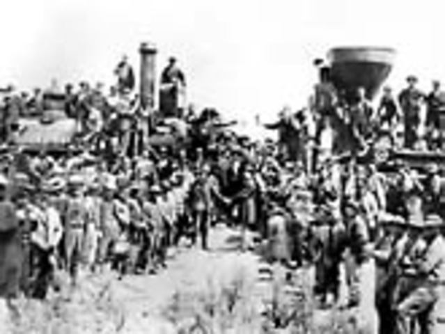 transcontinental railroad was completed