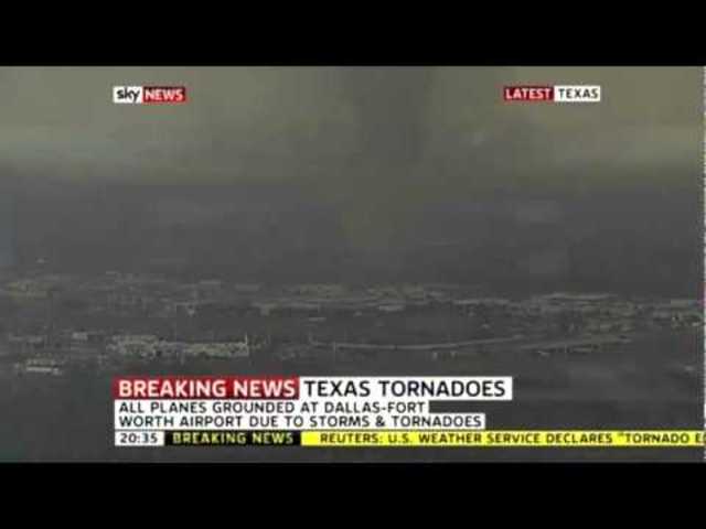 Swarm of Tornado's Rip through Dallas - Fort Worth