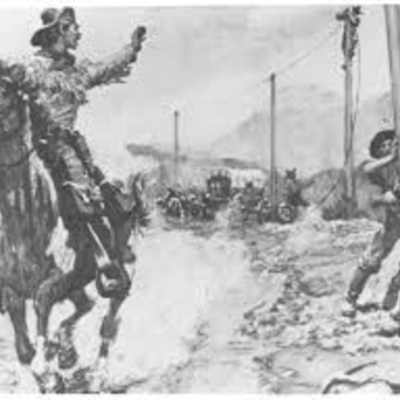 Timeline: In 1860 the Pony Express mail servies