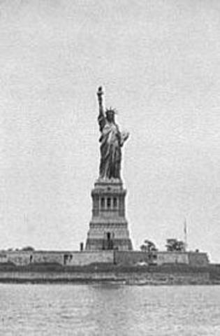 Statue of Liberty is Completed