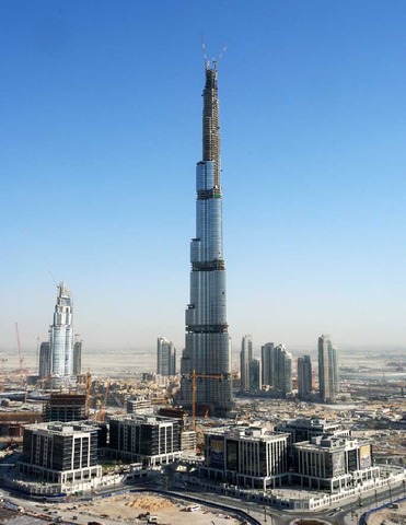 Worlds tallest tower opens to public.