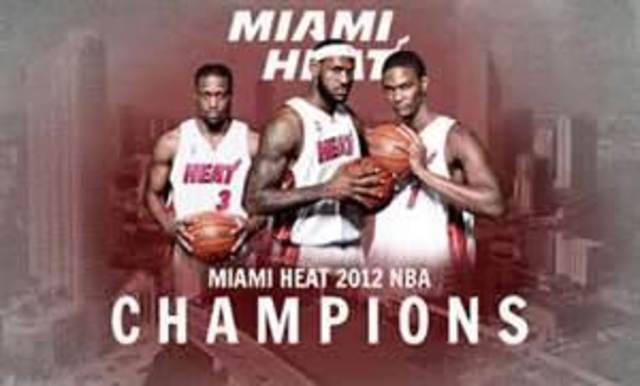 Miami Heat Wins the 2012 NBA Finals
