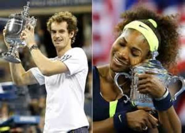 Andy Murray and Serena Williams