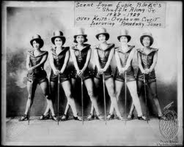 Shuffle Along opens on Broadway