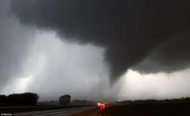 Early season tornado outbreak