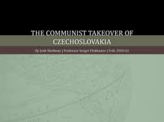 Communism Sweeps Czechoslovakia