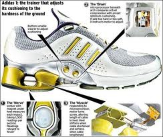 Zapatos con microprocesador