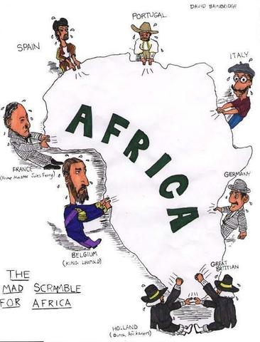 Most of Africa is under European control
