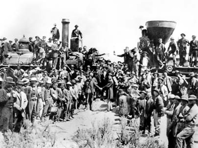 Transcontinental Railroad Completed