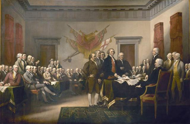 Signing of The Declaration of Independence.