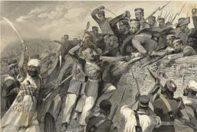 East India Company collaspes due to Sepoy Rebellion