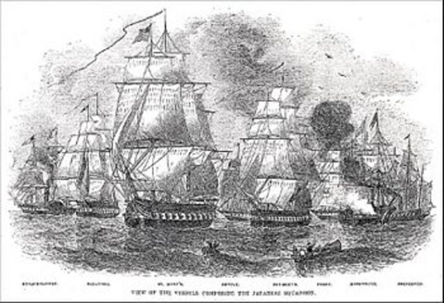 M.C Perry came to Japan