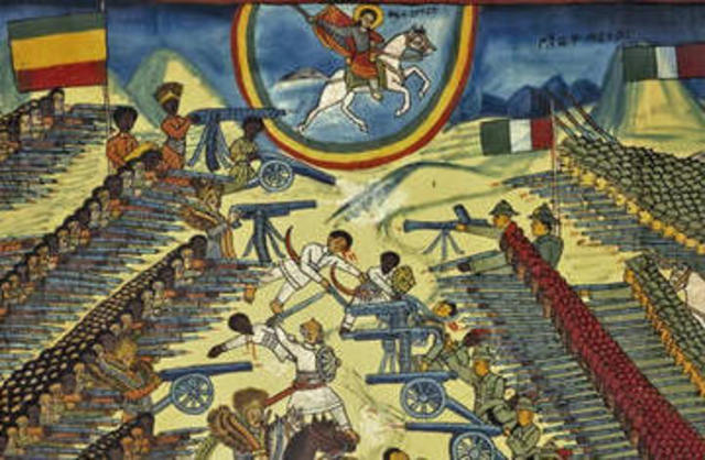 Ethiopians defeat the invading Italians at the Battle of Adwa
