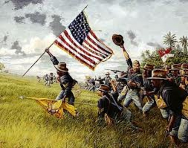 theodore creates the rough riders out of former cowhands